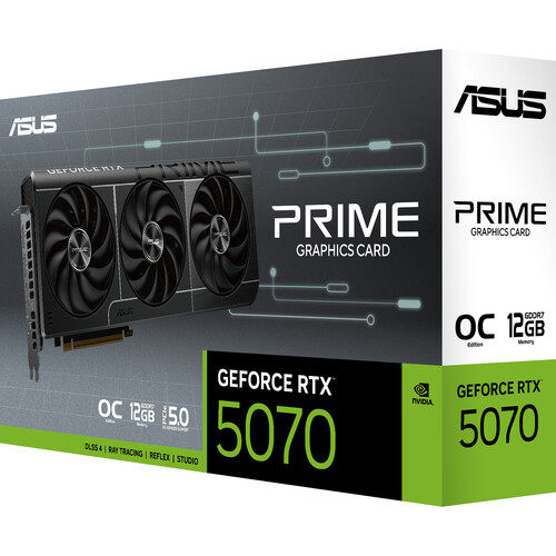 ASUS Prime OC RTX 5070 graphics card